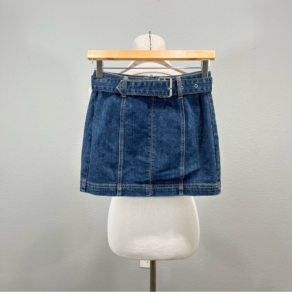 PacSun Y2K Belted Denim Skirt